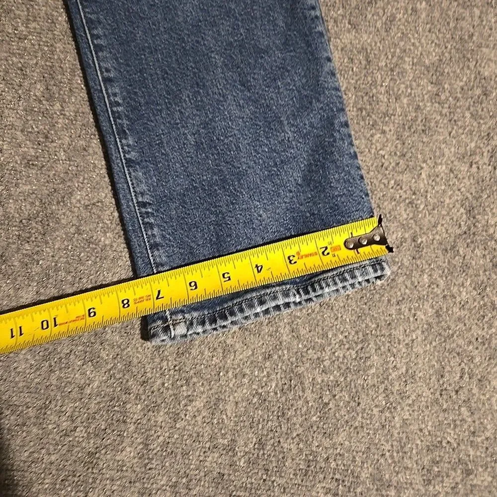 J Crew Denim Jeans Womens 29P Blue Nipped Straight High Rise Semi Stretch